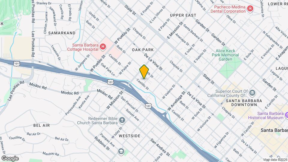 328 W Pedregosa St Map and Location Details