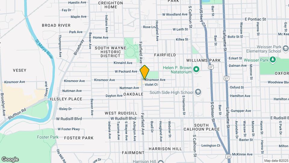 3405 Fairfield Ave Map and Location Details