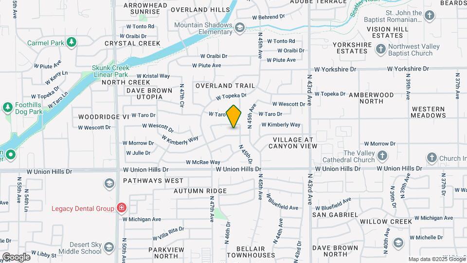 4554 W Morrow Dr Map and Location Details