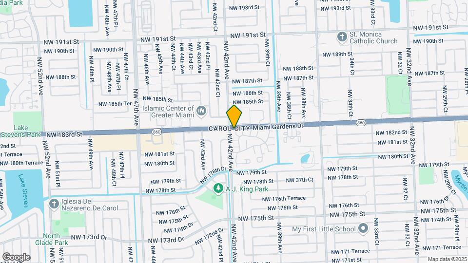18236 NW 41st Pl Map and Location Details
