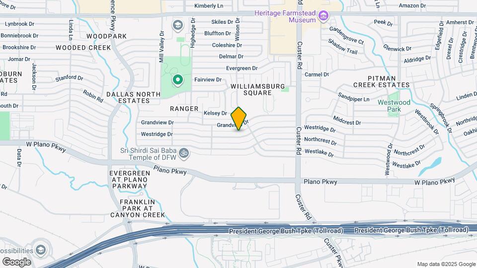 2313 Westridge Dr Map and Location Details