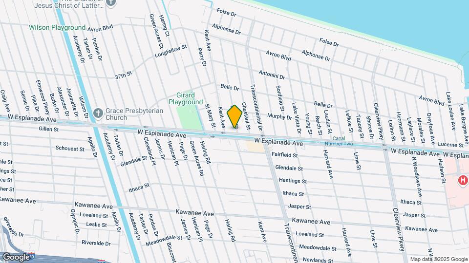 5121 W Esplanade Ave Map and Location Details