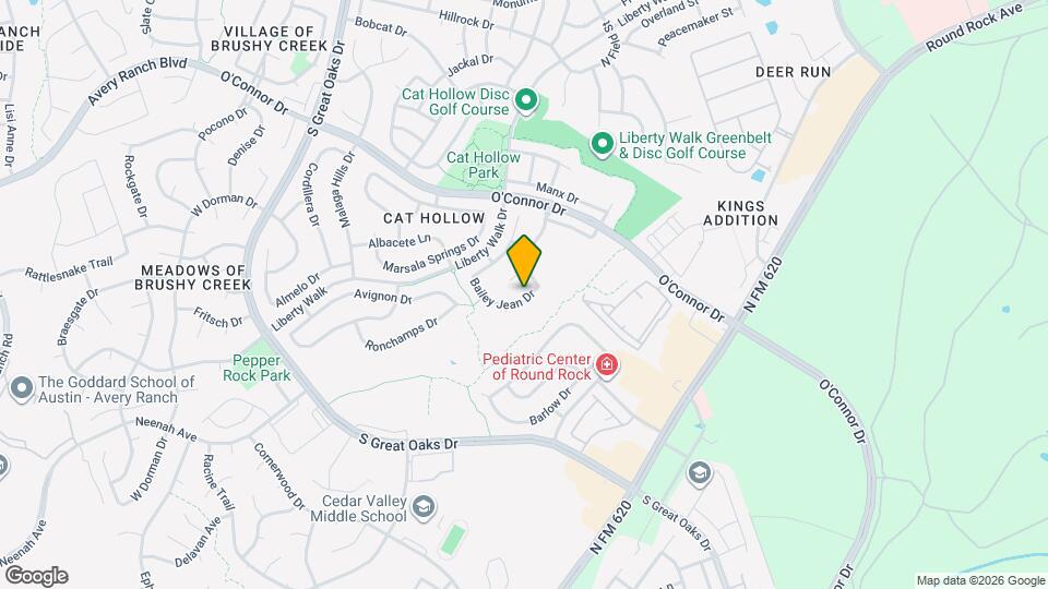 8104 Hawick Dr Map and Location Details