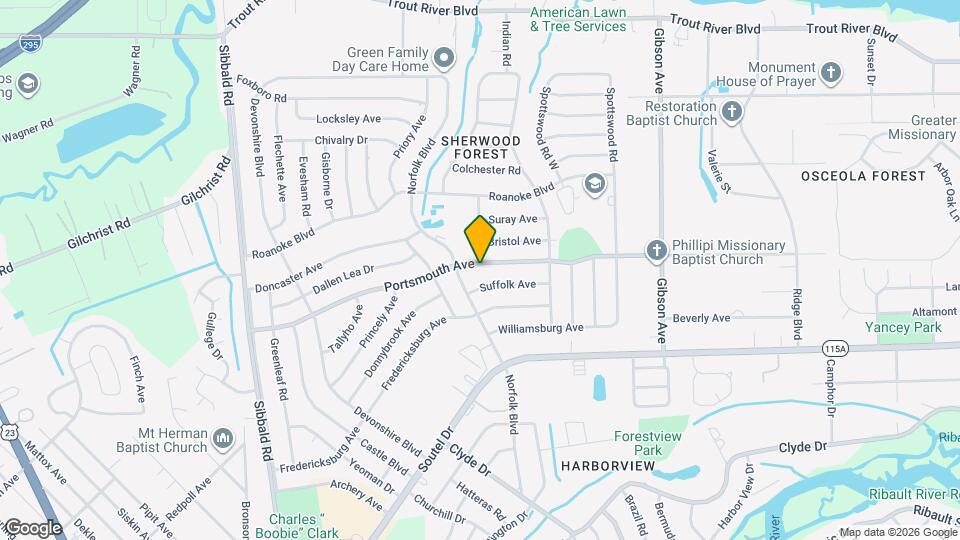 4692 Portsmouth Ave Map and Location Details