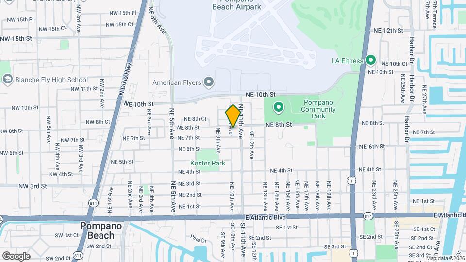 712 NE 10th Ave Map and Location Details