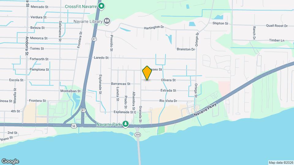 8617 Olivera St Map and Location Details