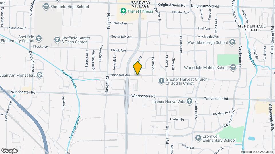 4723 Wooddale Ave Map and Location Details