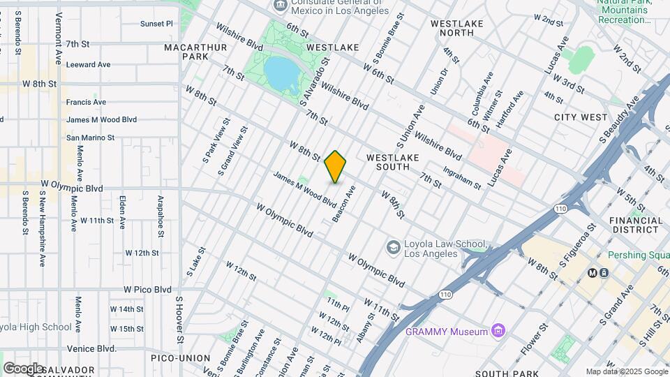 828 S Burlington Ave Mapa y Detalles de la Ubicación