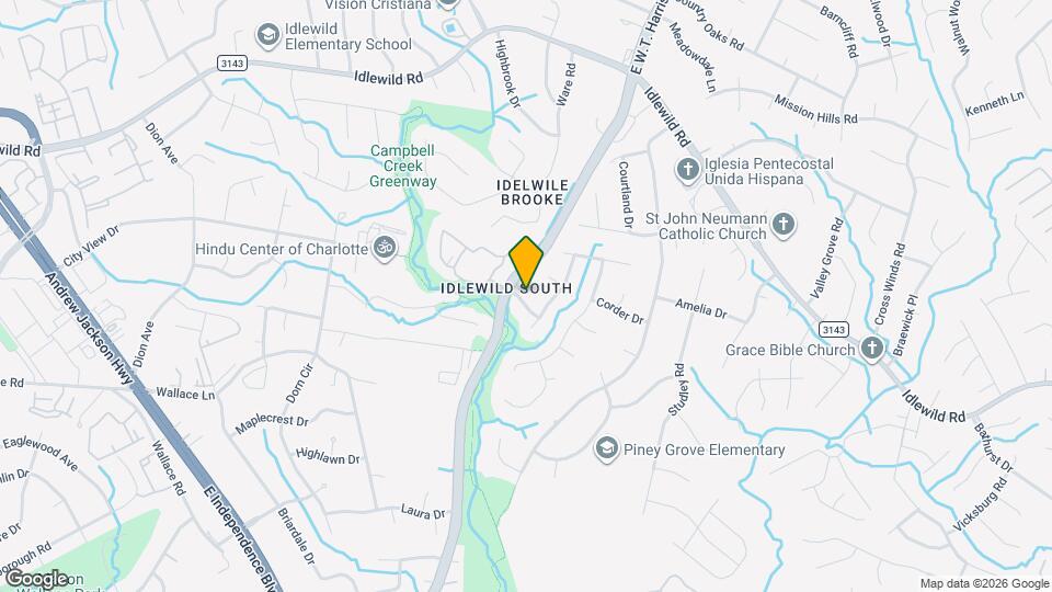 7609 Denon Hills Dr Map and Location Details