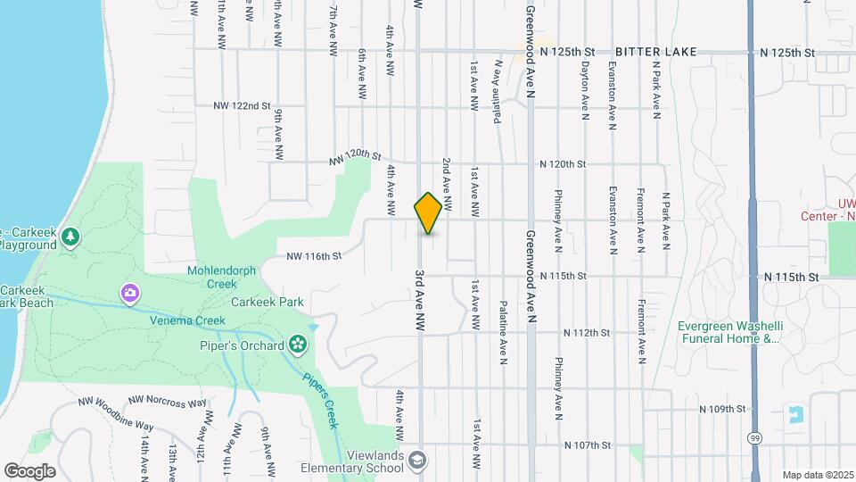 11538 3rd Ave NW Map and Location Details