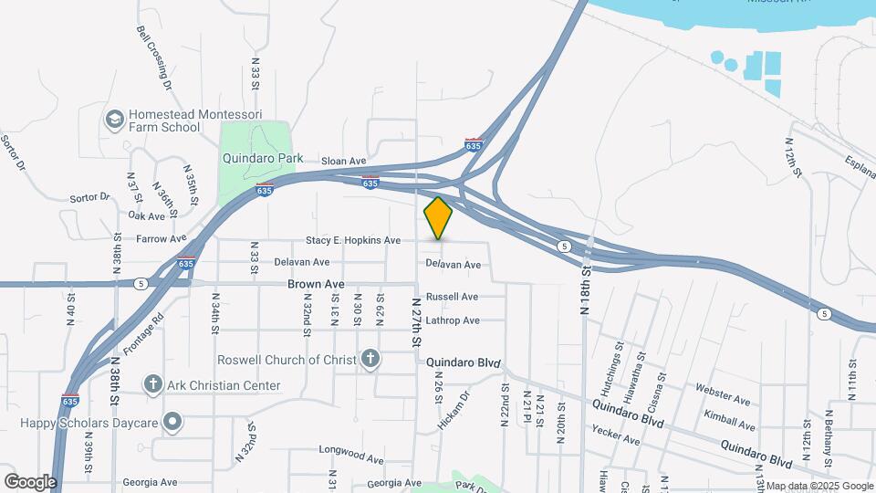 2603 Farrow Ave Map and Location Details