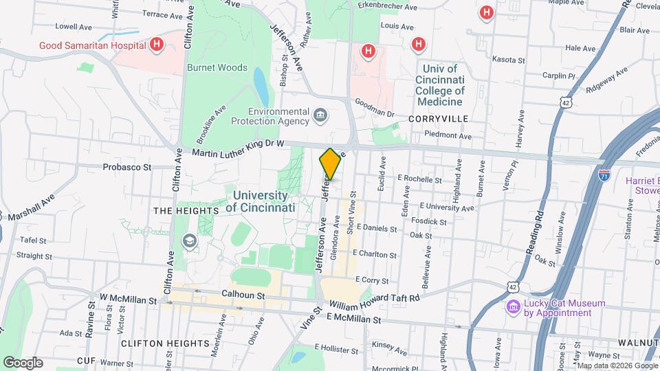 2912 Jefferson Ave Map and Location Details