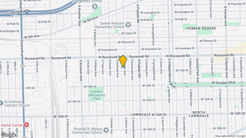 1252 S Karlov Ave Mapa y Detalles de la Ubicación