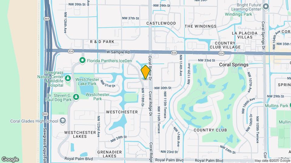 3029 NW 118th Dr Map and Location Details