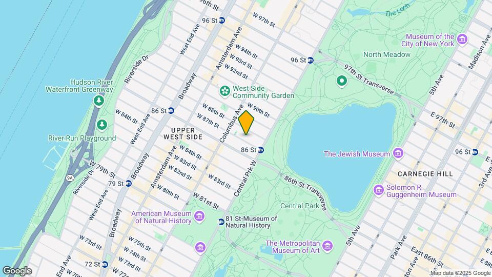 29 W 87th St Map and Location Details