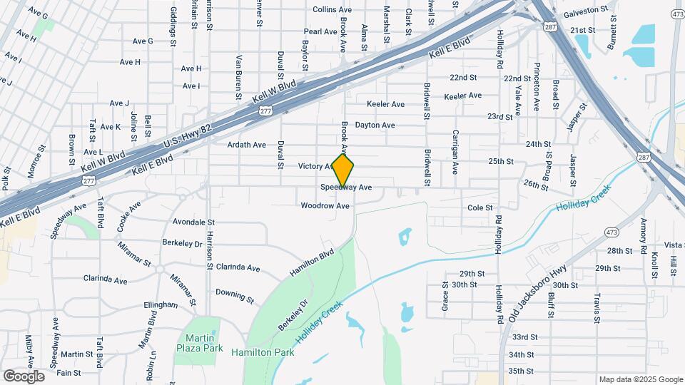 1681 Speedway Ave Map and Location Details