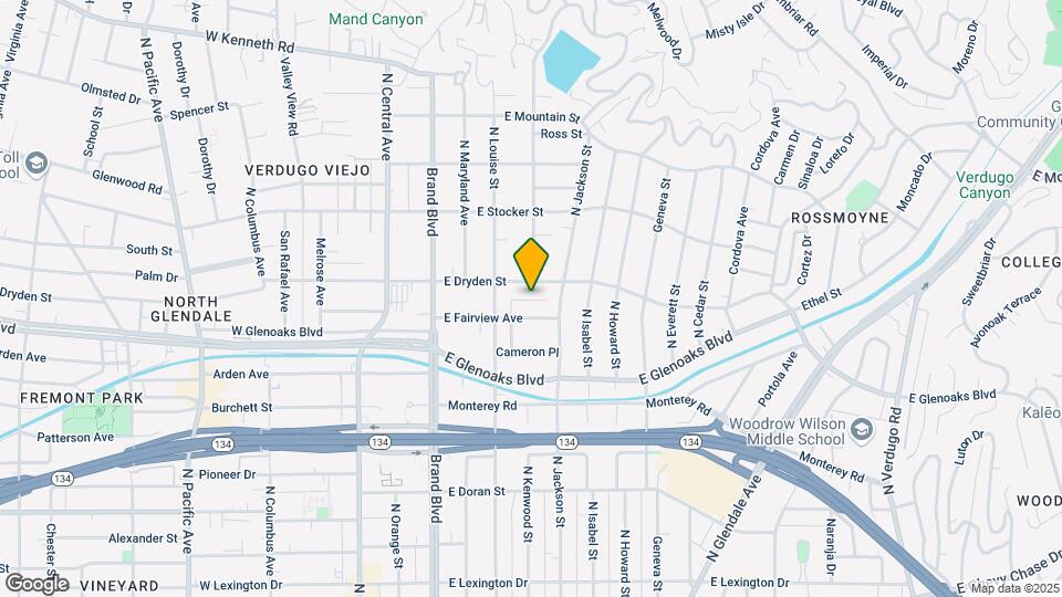 330 E Dryden St Map and Location Details