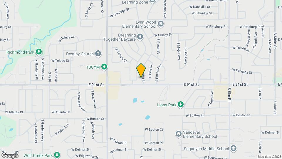 1768 S Pine Ave Map and Location Details