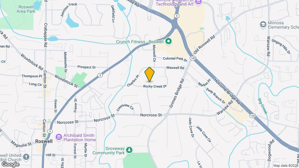 490 Rocky Creek Dr Map and Location Details