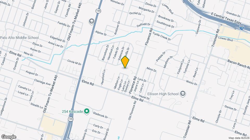 206 Castellon Ct Map and Location Details