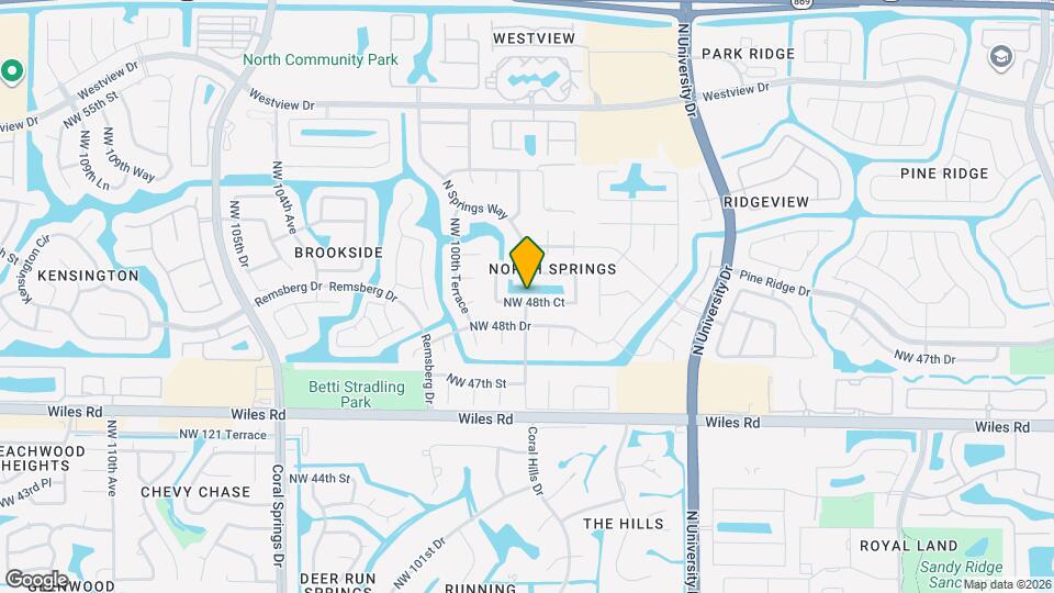 9901 NW 48th Ct Map and Location Details