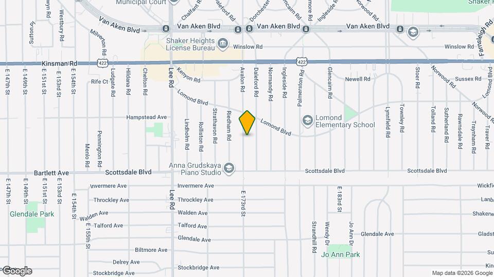 3675 Avalon Rd Map and Location Details