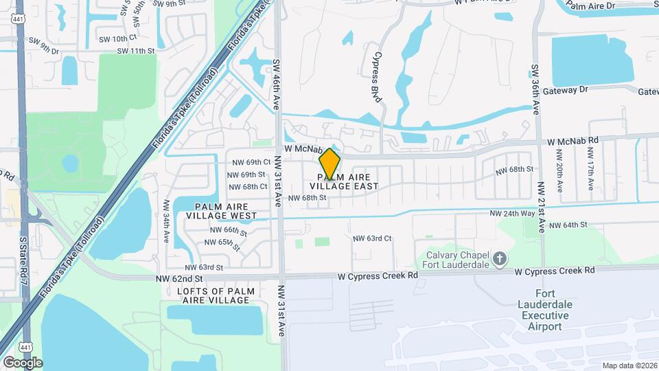 6843 NW 29th Ave Map and Location Details