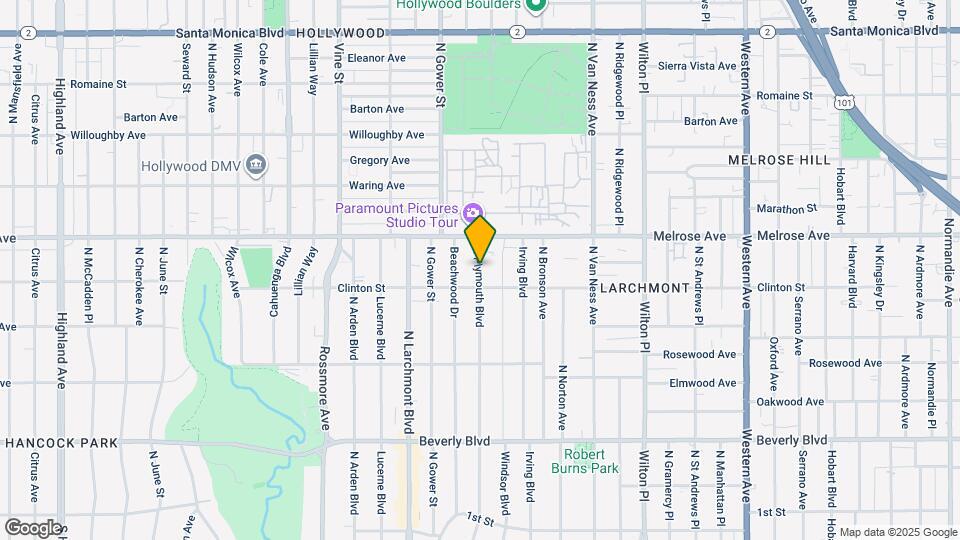632 N Plymouth Blvd Map and Location Details