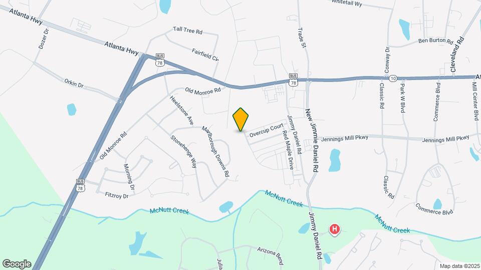 632 Creek Pointe Drive Map and Location Details