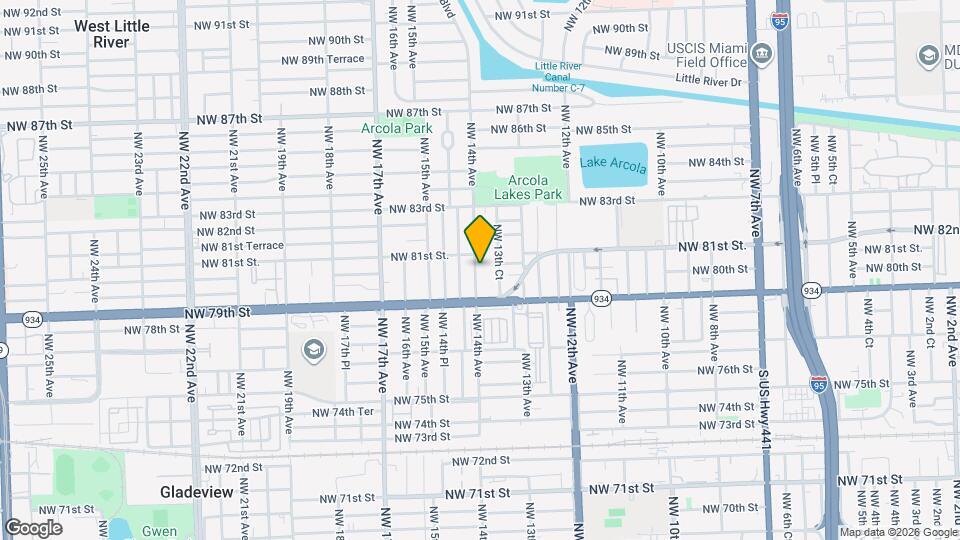 8005 NW 14th Ave Mapa y Detalles de la Ubicación