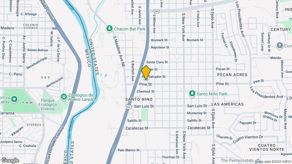 2314 Pine St Map and Location Details