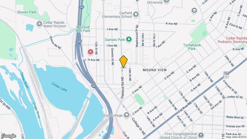 862 Oakland Rd NE Mapa y Detalles de la Ubicación
