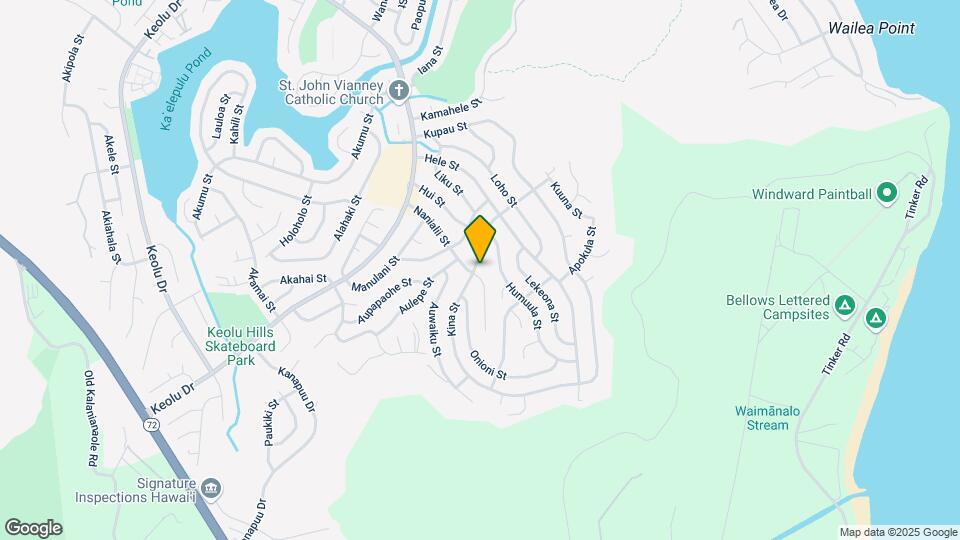 1153 Kina St, Unit kina 1 bedroom Map and Location Details