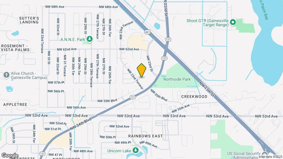 5805 NW 23rd Ter Map and Location Details