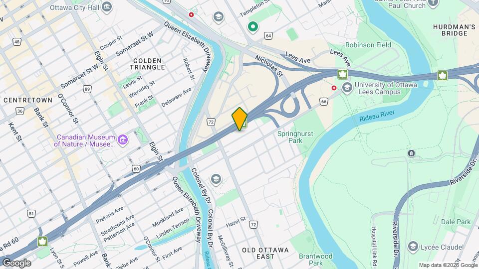 135 Hawthorne Ave Map and Location Details