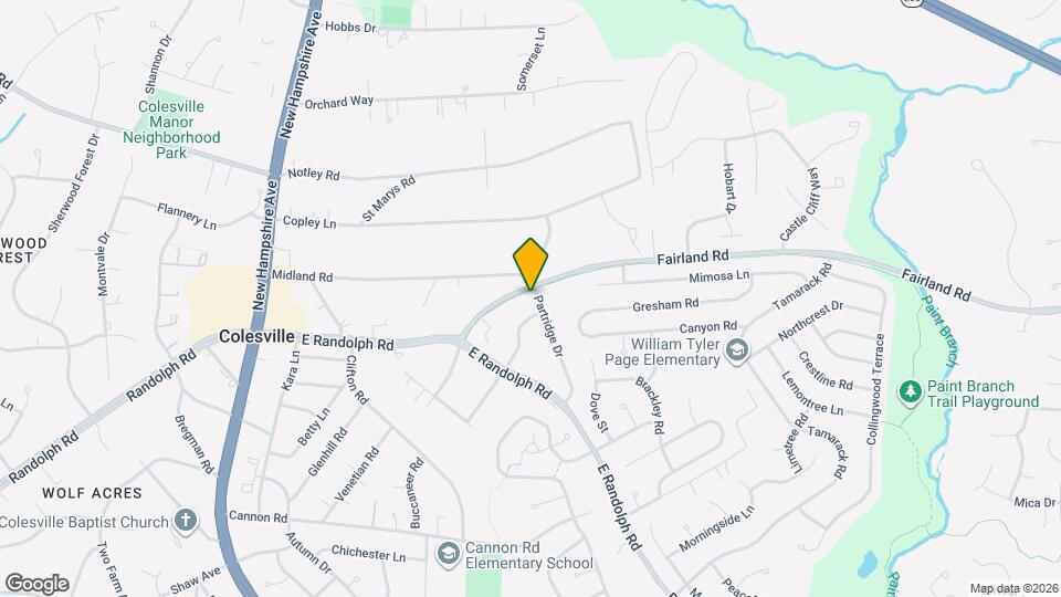 13408 Partridge Dr Map and Location Details