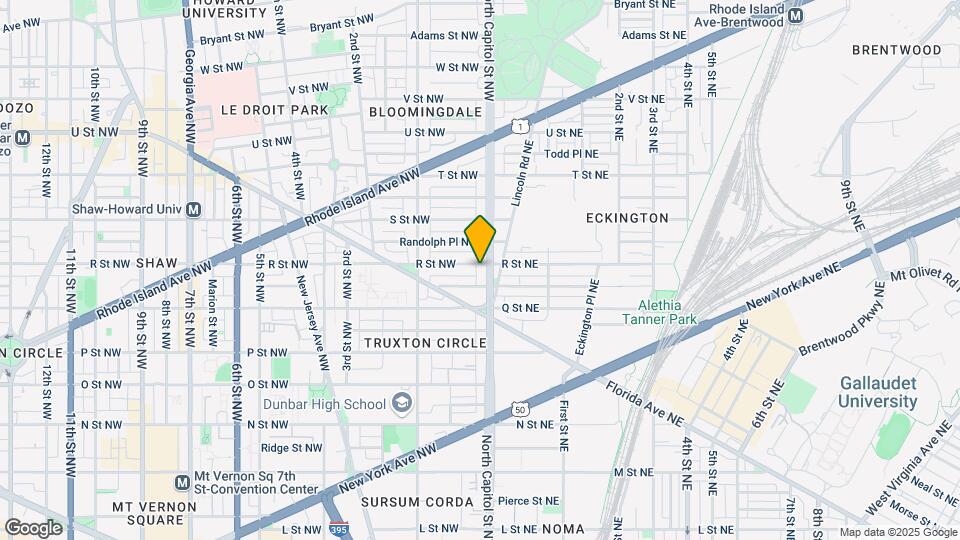 8 R St NW, Unit Bedroom #4 Map and Location Details