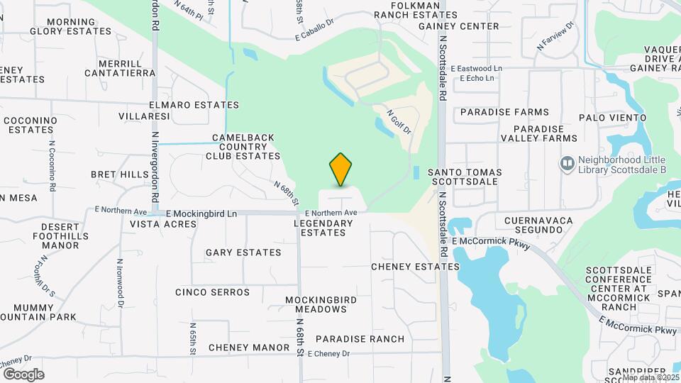 6900 E Ironwood Dr Map and Location Details