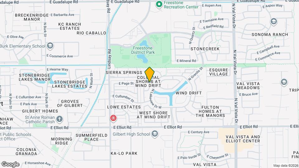 250 N Westport Dr Map and Location Details