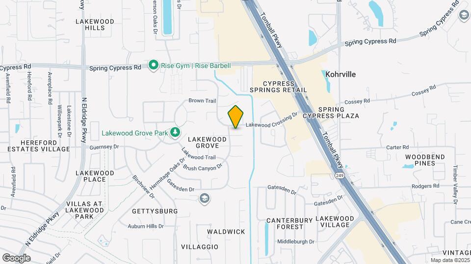 11722 Gray Forest Trail Map and Location Details