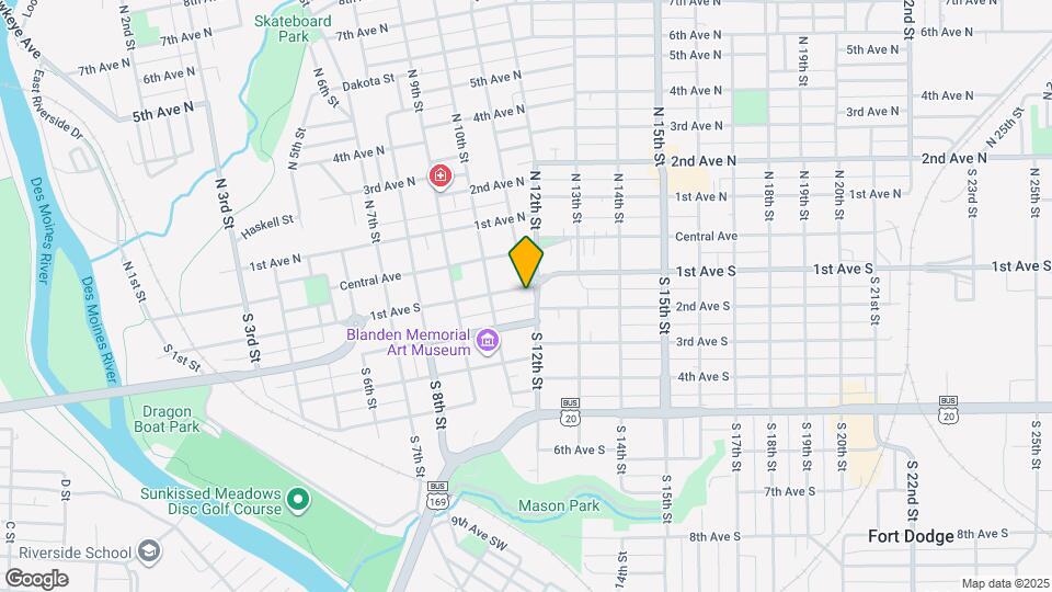 1035 1st Ave S Map and Location Details