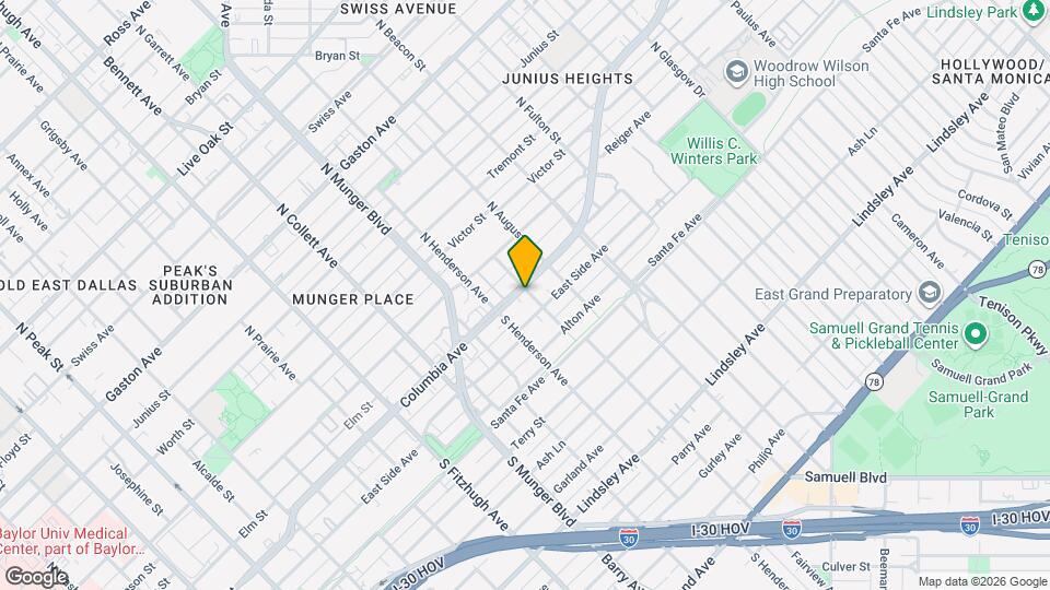 5322 Columbia Ave Map and Location Details