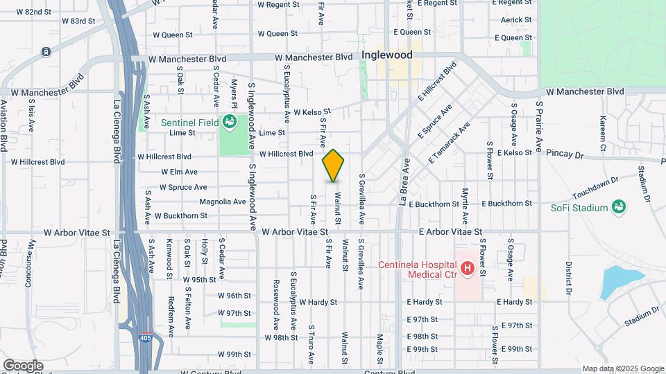 705 Walnut St Mapa y Detalles de la Ubicación
