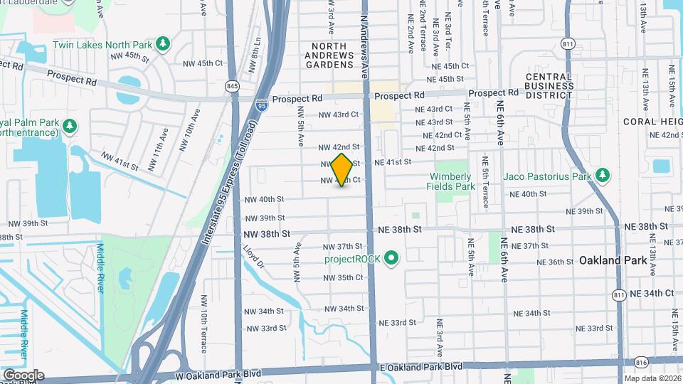241 NW 40th St Map and Location Details