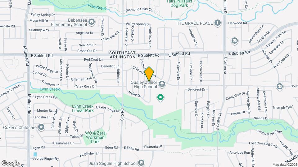 838 Colson Dr Map and Location Details