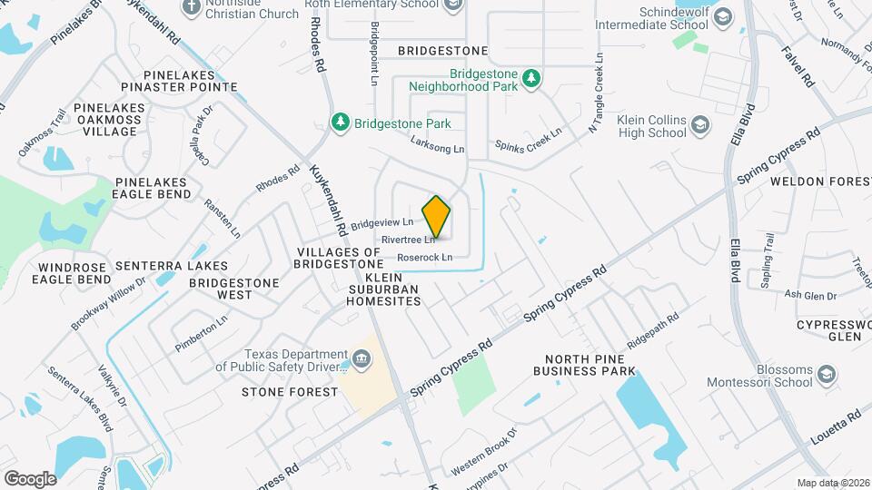 4703 Rivertree Ln Map and Location Details