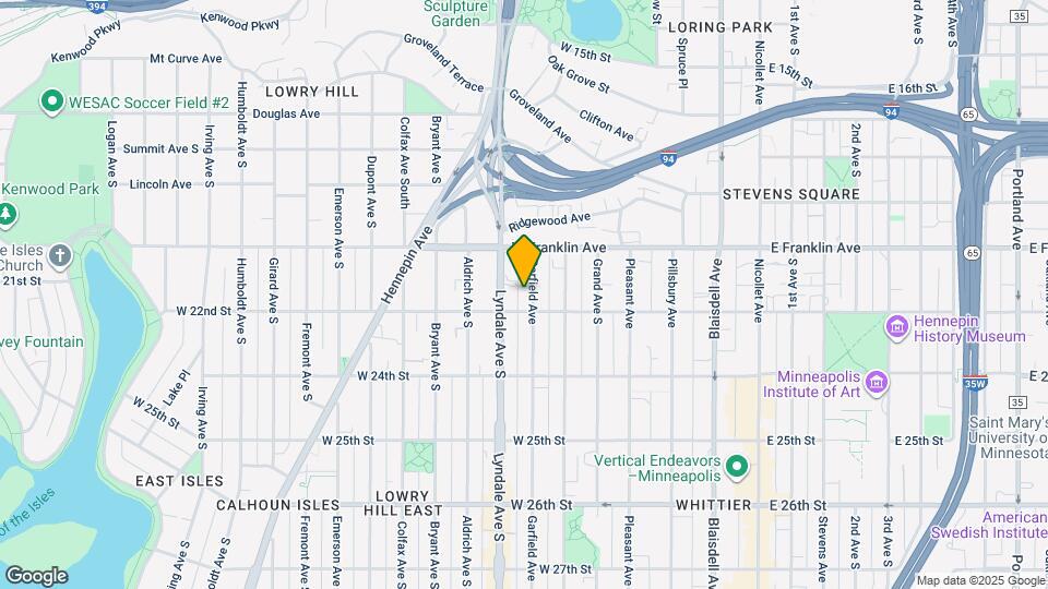 2112 Garfield Ave Map and Location Details