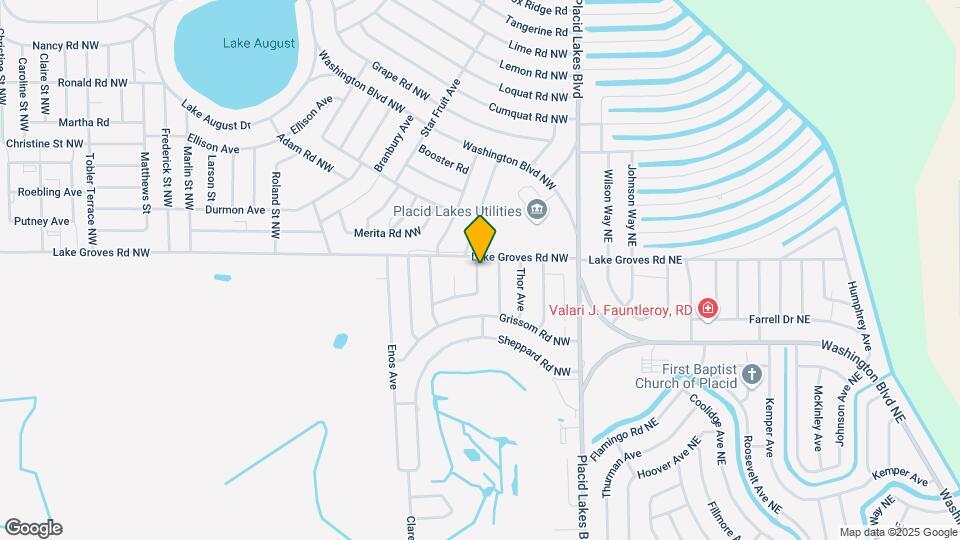 610 Jupiter Ave NW Map and Location Details
