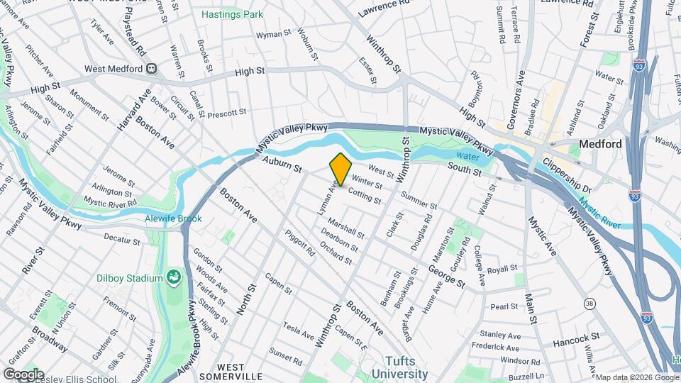 52 Cotting St, Unit 2 Map and Location Details