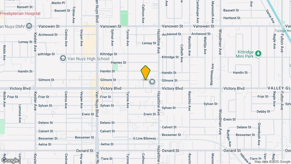 Gilmore Apartments Van Nuys Map and Location Details